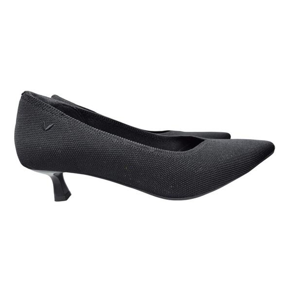 Viviai Black Pumps  Pointed-Toe Kitten Heels (Scarlett) Worn once 9 - Picture 8 of 11